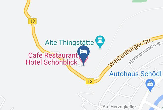 Eichstatt - Cafe Restaurant Hotel Schonblick Maps
