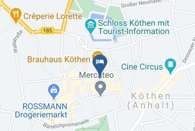 Anhalt Bitterfeld - Cafe Restaurant Pension Stadtscheune Maps