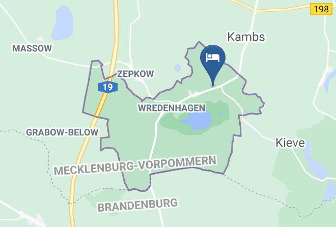 Mecklenburgische Seenplatte - Cafe Scheune Maps