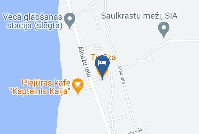 Saulkrasti - Cafe Tereza Maps