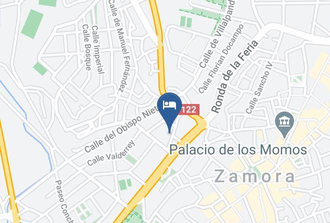 Zamora - Cafeteria Restaurante Sayagues Maps