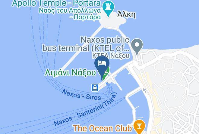 Naxos - Caffe Naxos Port Maps