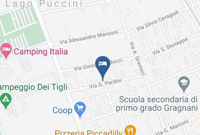 Lucca - Caffeletti Friendly B&b Maps