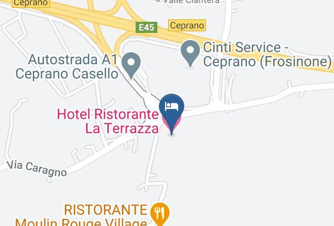 Frosinone - Hotel Ristorante La Terrazza Maps