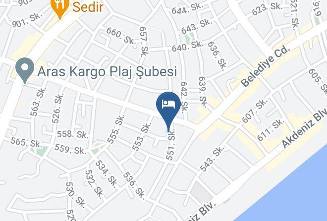 Konyaalti - Cagan Otel Maps