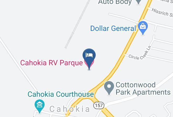 St Clair - Cahokia Rv Parque Maps