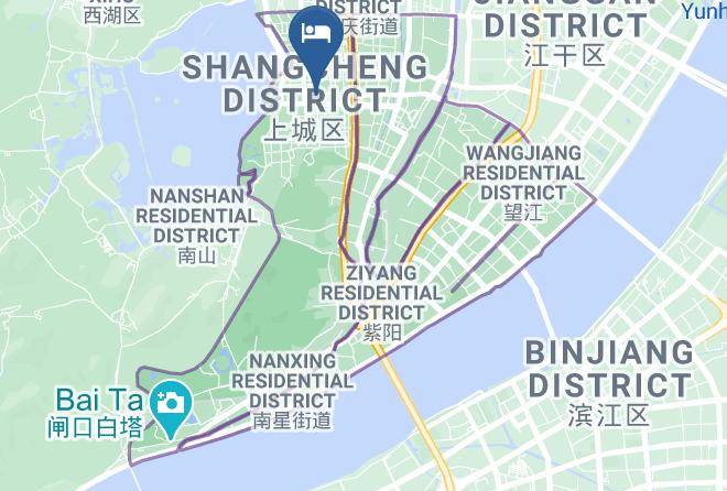 Hangzhou - Cai Feng Hotel Maps