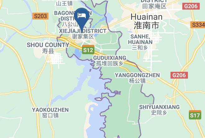 Huainan - Caichu Hotel Maps