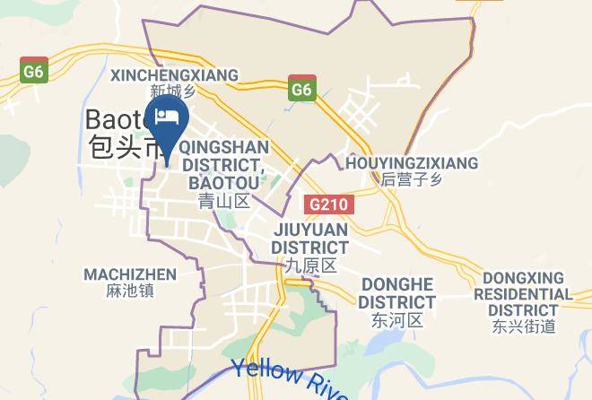 Baotou - Caifu Zhixing Hotel Maps