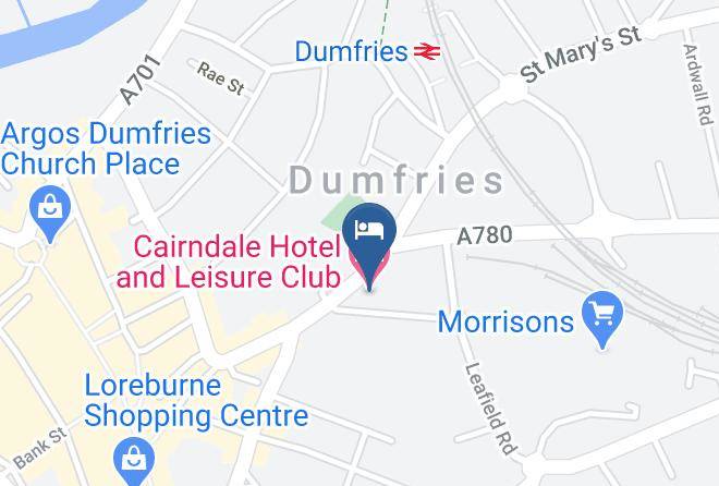 Dumfries And Galloway - Cairndale Hotel And Leisure Club Maps