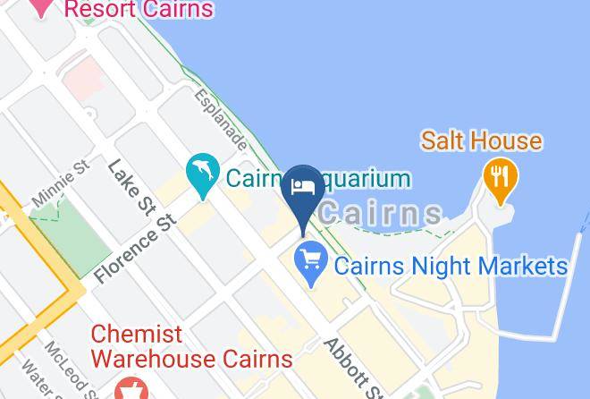 Cairns - Cairnscity Backpackers Maps