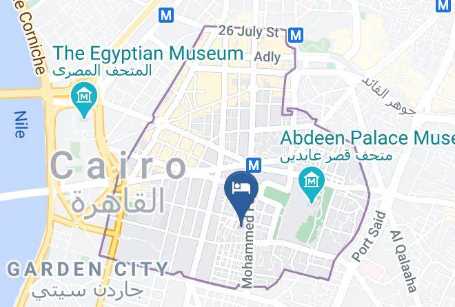 Cairo - Cairo Palace Hotel Maps