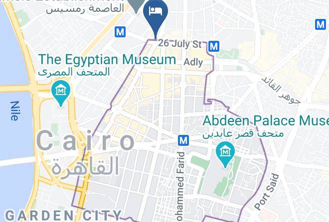Cairo - Cairo View Hotel Maps