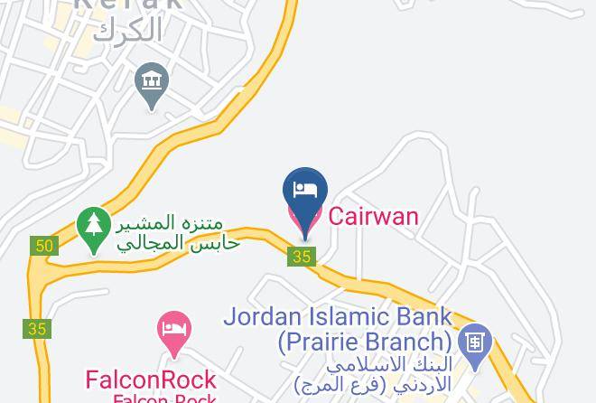 Al Karak Qasabah - Cairwan Hotel Maps