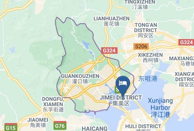 Xiamen - Caishui Hotel Maps