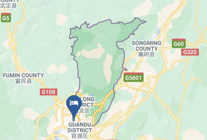 Kunming - Caiyunjiayuan Hotel Maps