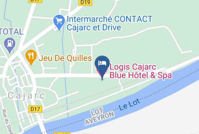 Lot - Cajarc Blue Maps