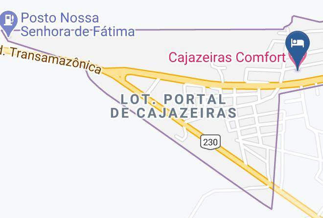 Cajazeiras - Cajazeiras Comfort Hotel Maps