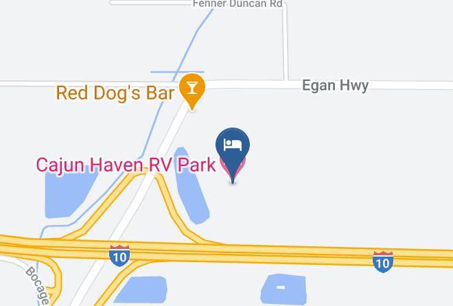 Acadia Par - Cajun Haven Rv Park Maps
