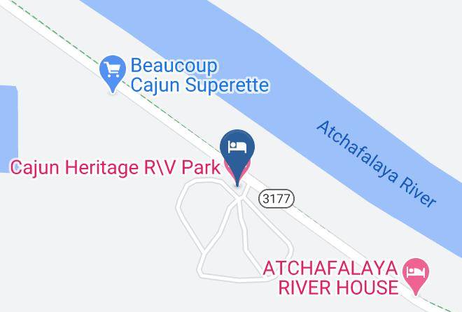 St Martin Par - Cajun Heritage Rv Park Maps