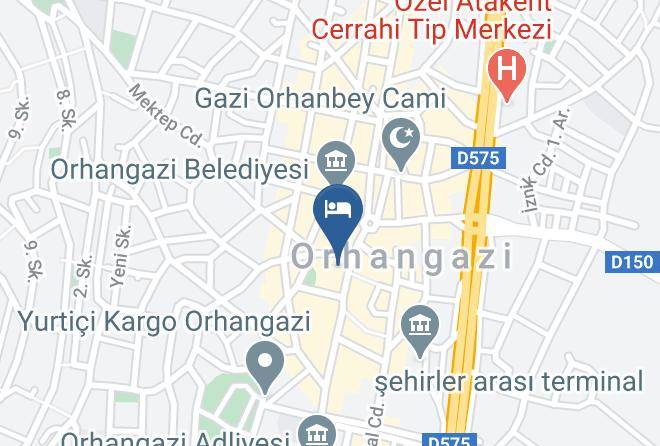 Orhangazi - Cakir Otel Maps
