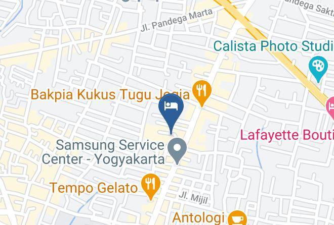 Sleman - Cakra Kusuma Hotel Yogyakarta Maps