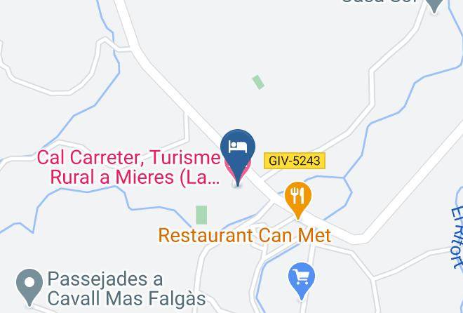 Girona - Cal Carreter Turisme Rural A Mieres Maps