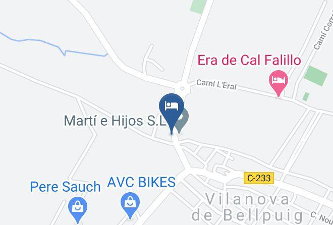 Cal Magi De Vilanova Map