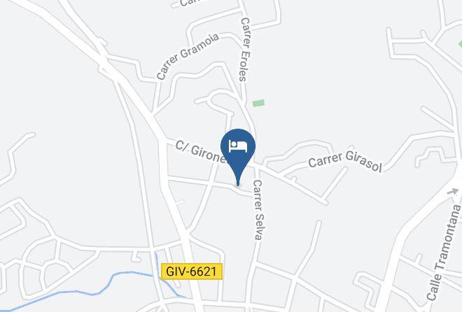 Cal Ros La Masia Turisme Rural Girona Map