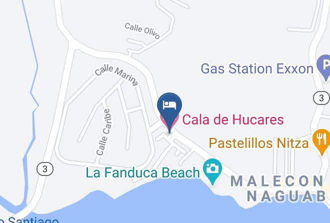 Cala De Hucares Map