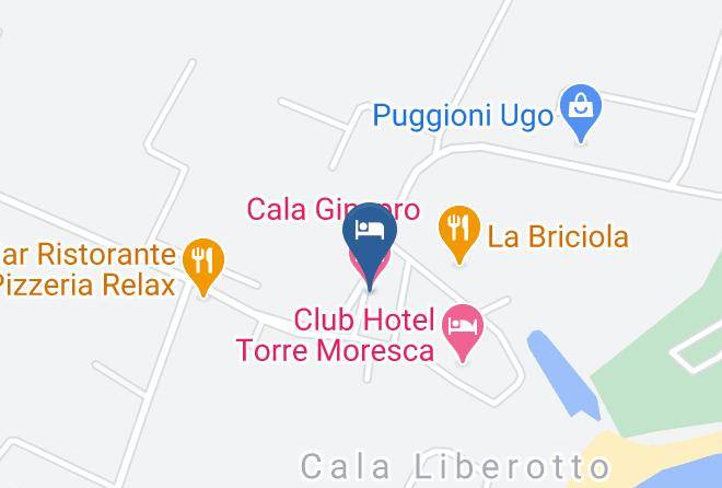 Nuoro - Cala Ginepro Hotel Maps