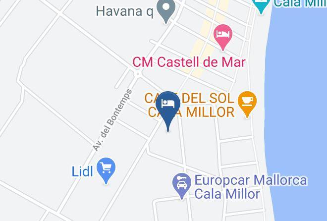 Baleares - Cala Millor Garden Hotel Maps