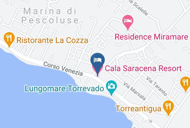 Lecce - Cala Saracena Resort Maps