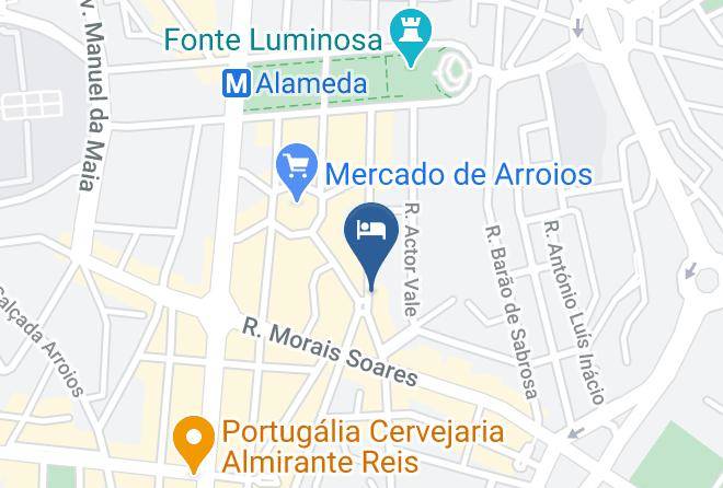 Lisbon - Hospedaria D Damelio Maps