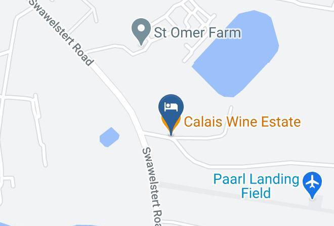 Cape Winelands - Calais Wine Estate Maps