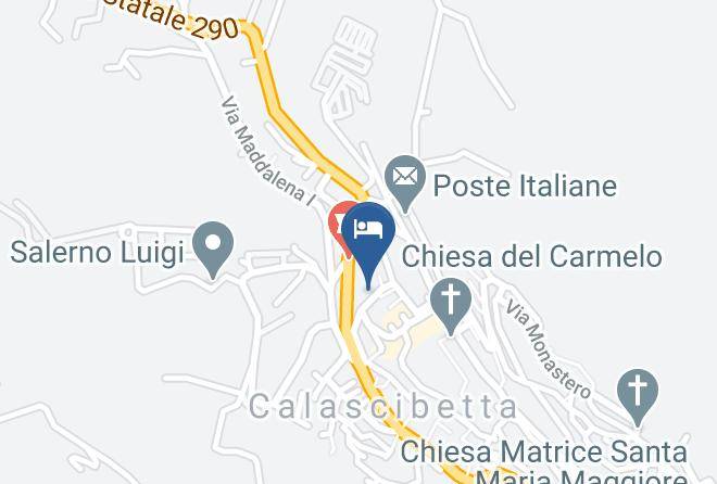 Enna - Calascibetta B&b Le Due Palme Maps