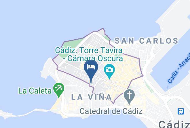 Cadiz - Caleta Beach Maps
