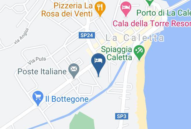 Nuoro - Caletta Sul Mare Maps