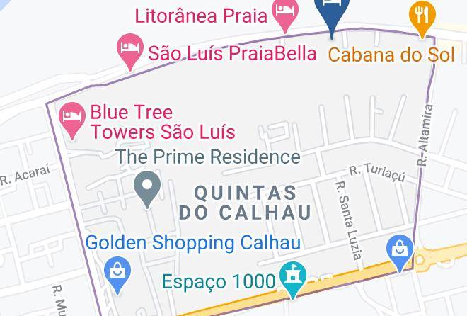 Sao Luis - Calhau Praia Hotel Maps