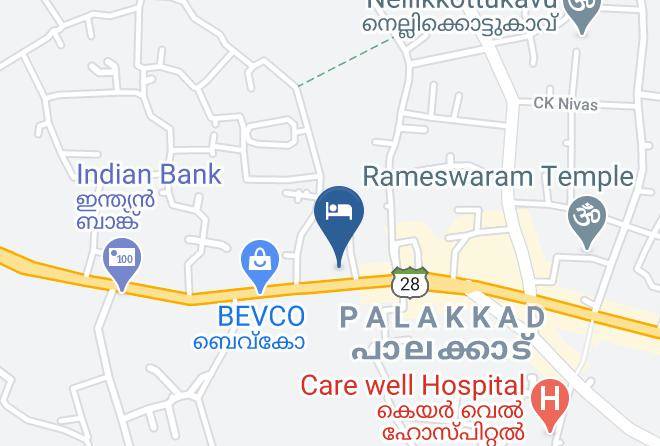 Kozhikode - Hotel Calicut Gate Maps