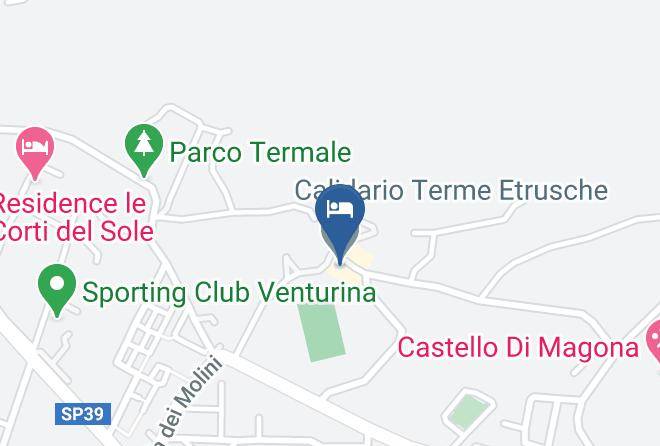Leghorn - Calidario Terme Etrusche Maps