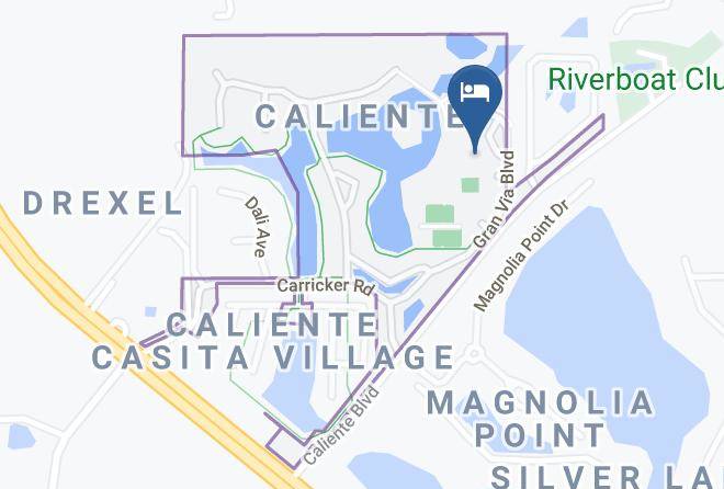 Caliente Club & Resorts Map