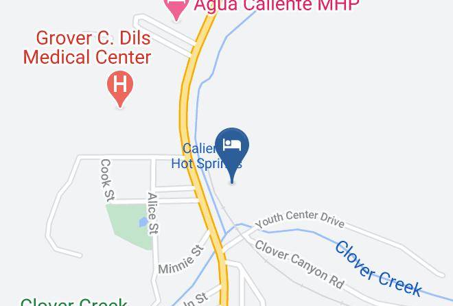 Lincoln - Caliente Hot Springs Motel And Spa Maps