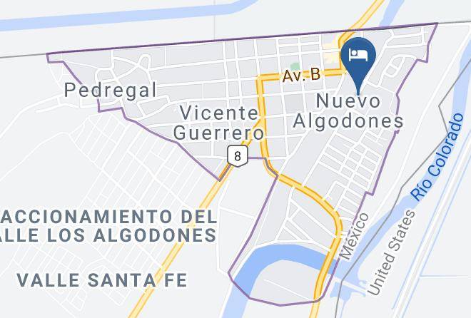 Mexicali - Hotel California Comfort & Suites Maps