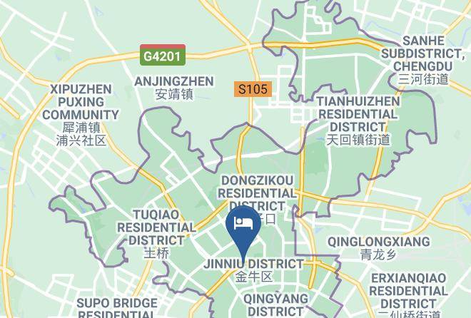 Chengdu - California Garden Hotel Vip Building Maps