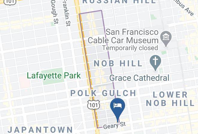 San Francisco - California Hotel Maps