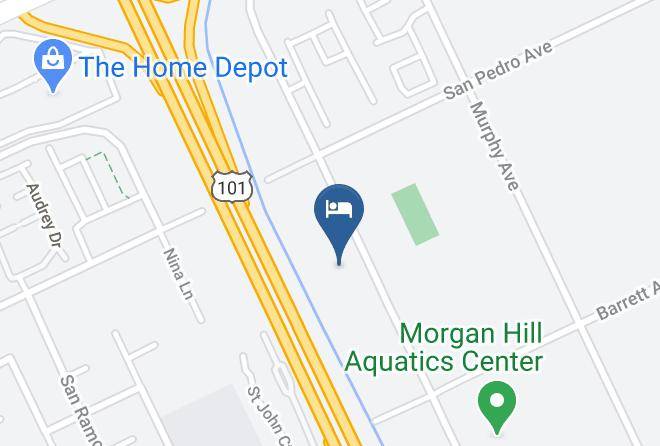 Santa Clara - California Inn Morgan Hill Maps