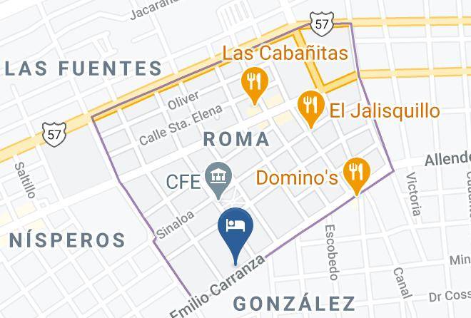 Piedras Negras - California Inn Maps