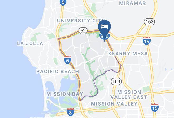 San Diego - California Suites Hotel Maps