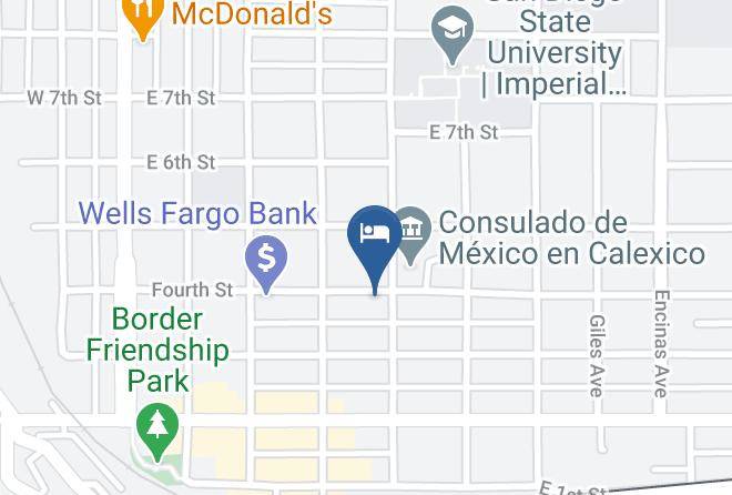 Imperial - California Suites Motel Calexico Maps